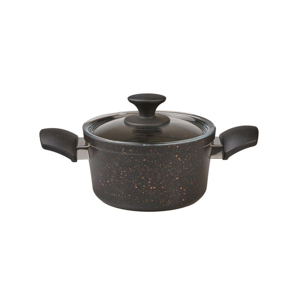 Karaca Topf-Set Biogranit Black Gold 7-teiliges Topfset