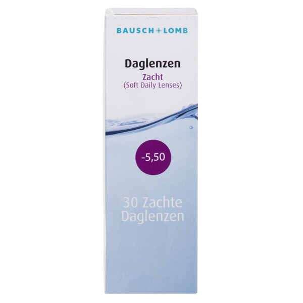 Bausch & Lomb -5.50 pehmeät kertakäyttöpiilolinssit lääkinnällinen laite - 30 kpl