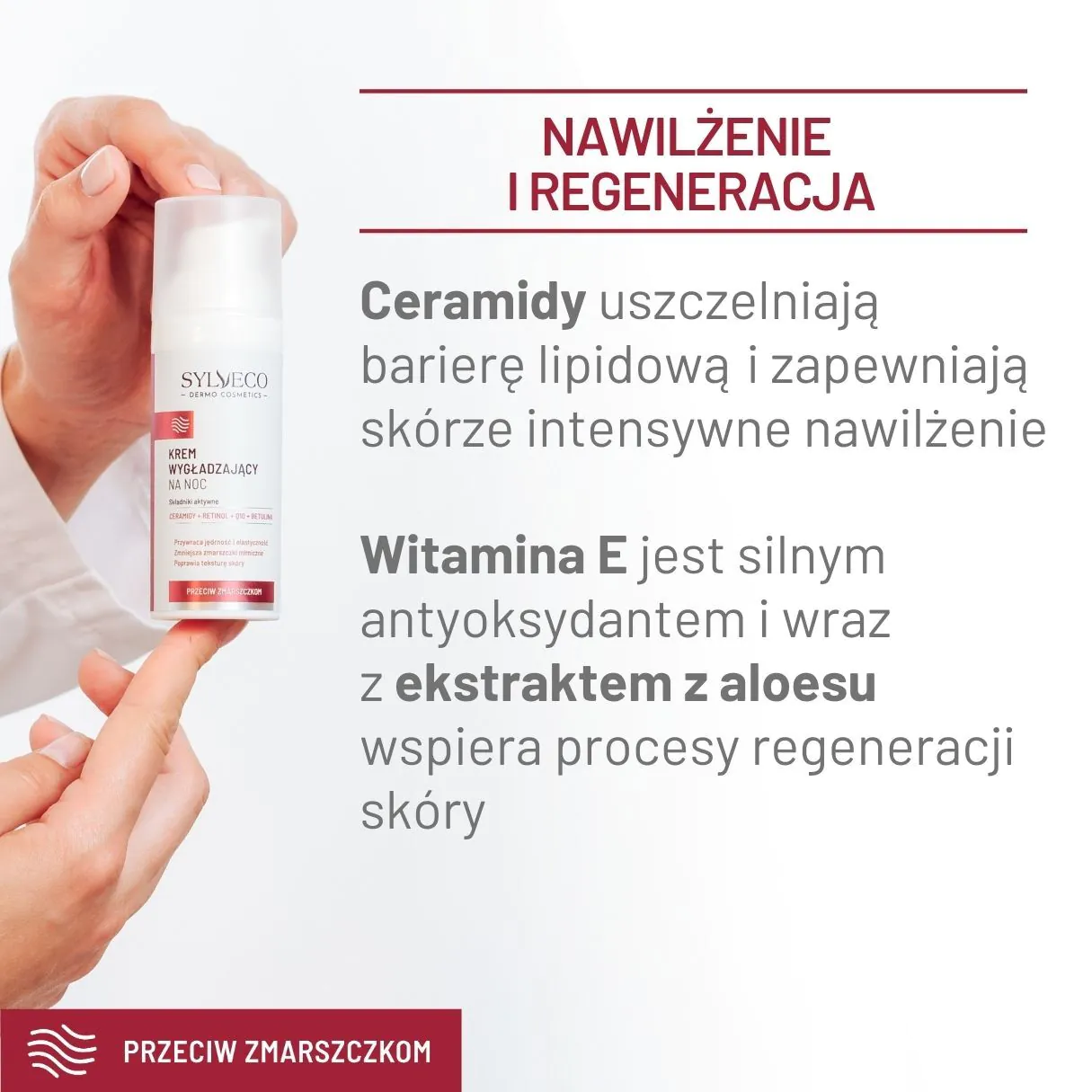 Sylveco Dermo naktinis kremas nuo raukšlių