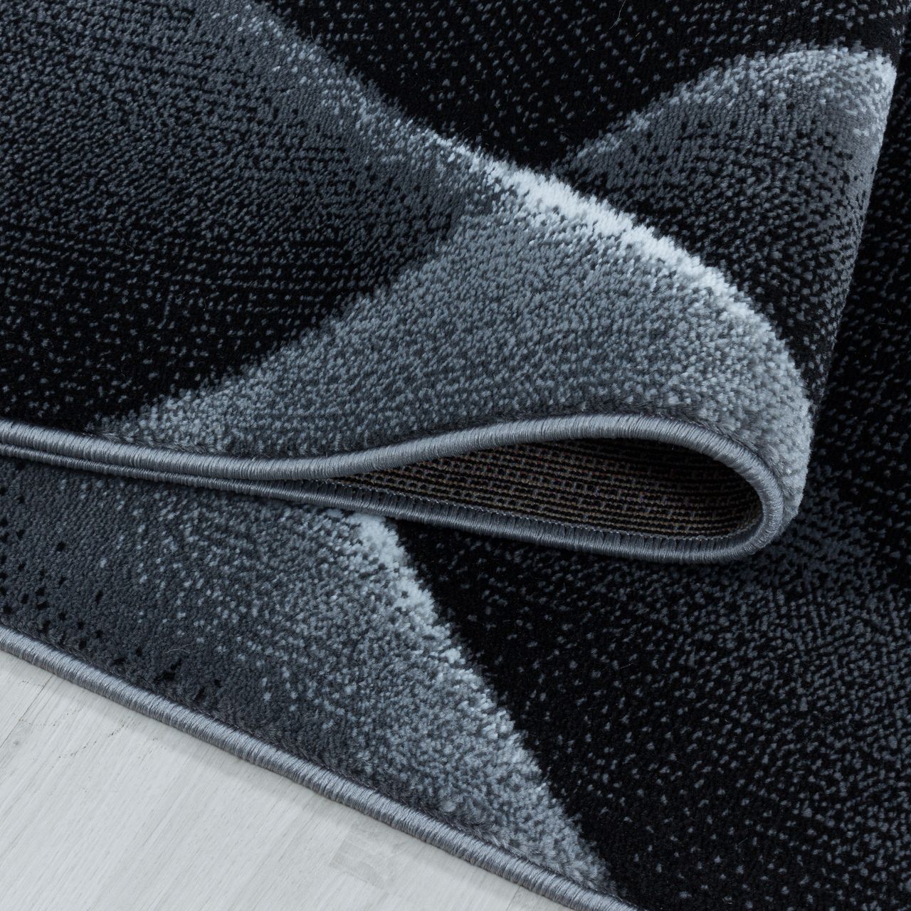 Ayyildiz Teppich, COSTA 3522, BLACK, 80 x 250 cm