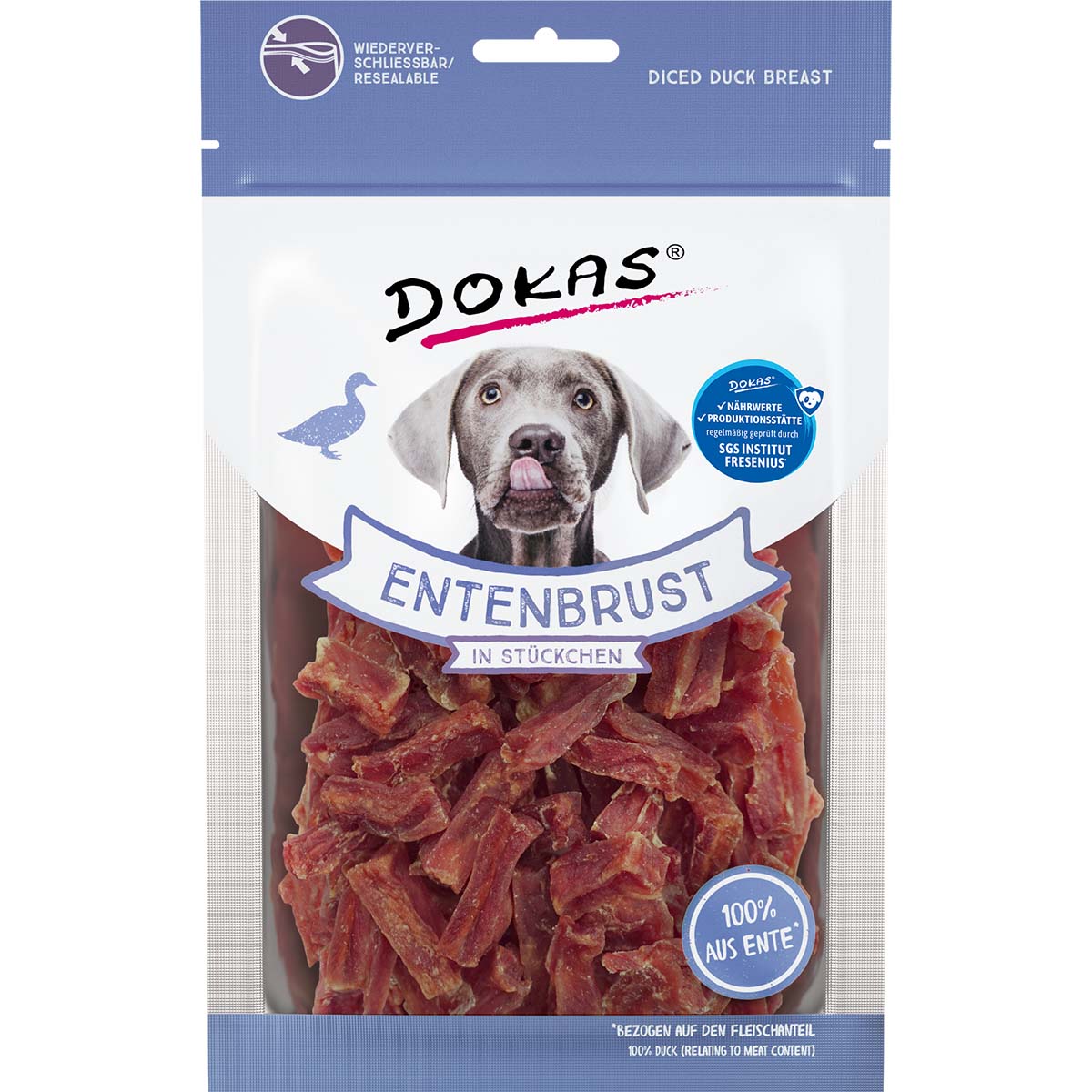 Dokas Hundesnack Entenbrust in Stückchen kaufen bei ZooRoyal