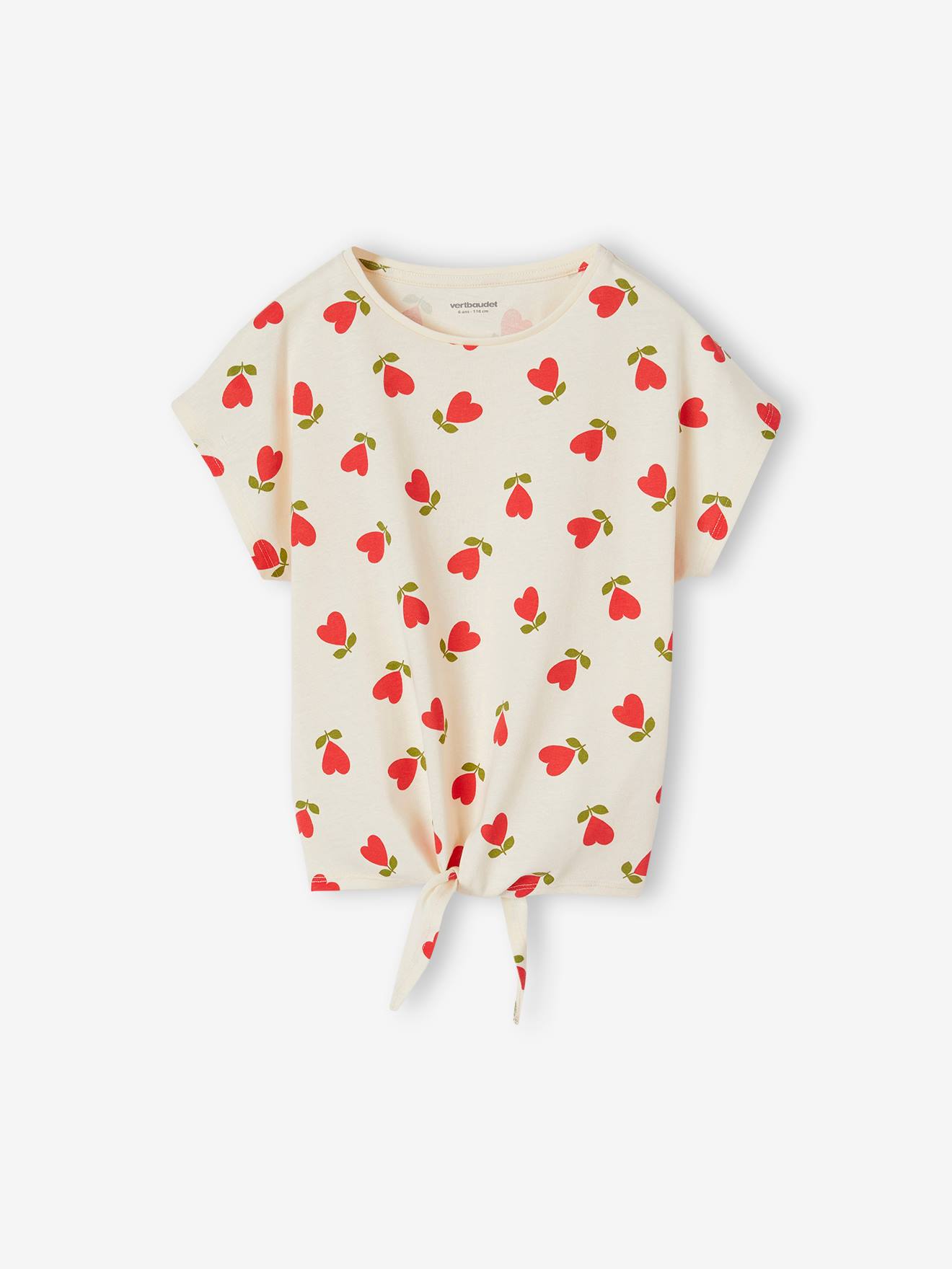 Vertbaudet Mädchen T-Shirt Oeko-Tex - khaki