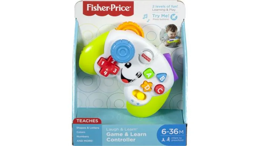 Fisher-Price Lernspaß Spiel-Controller, Baby-Spielzeug, Lernspielzeug Baby