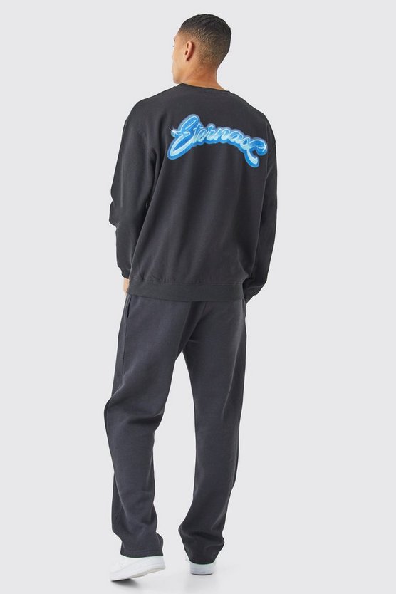 Oversize Sweatshirt mit Eternal-Print