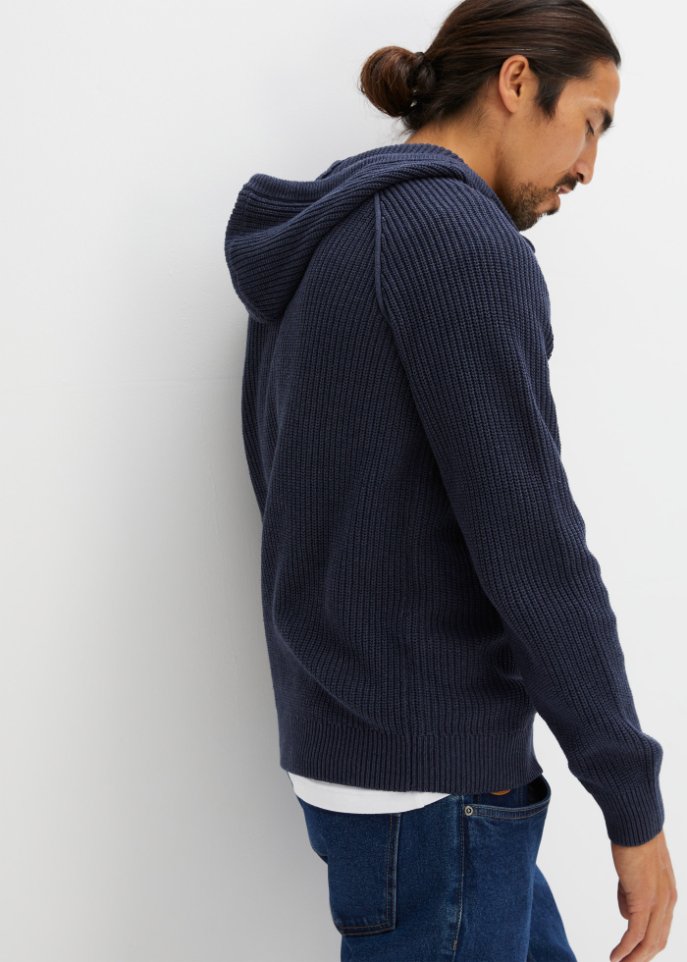 Kapuzen Pullover mit recycelter Baumwolle