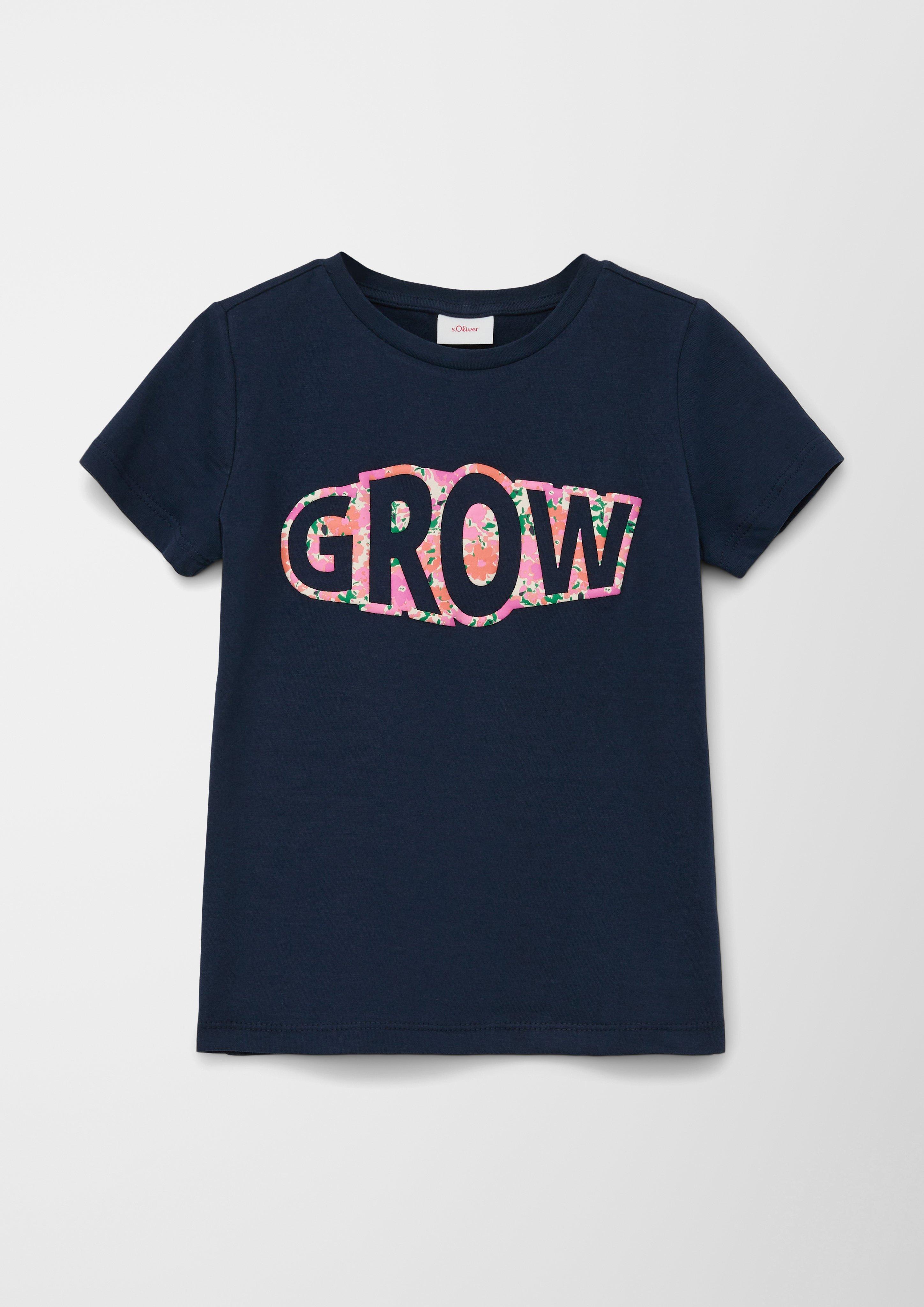 T-Shirt mit floralem Print  2127413-5952