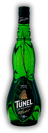 Hierbas Tunel Secas Mallorca Hierbas Tunel Secas Mallorca Mallorcas traditioneller Kräuterlikör mit dem Anisstängel in der Flasche. 0,7	 Liter - Vol 40%