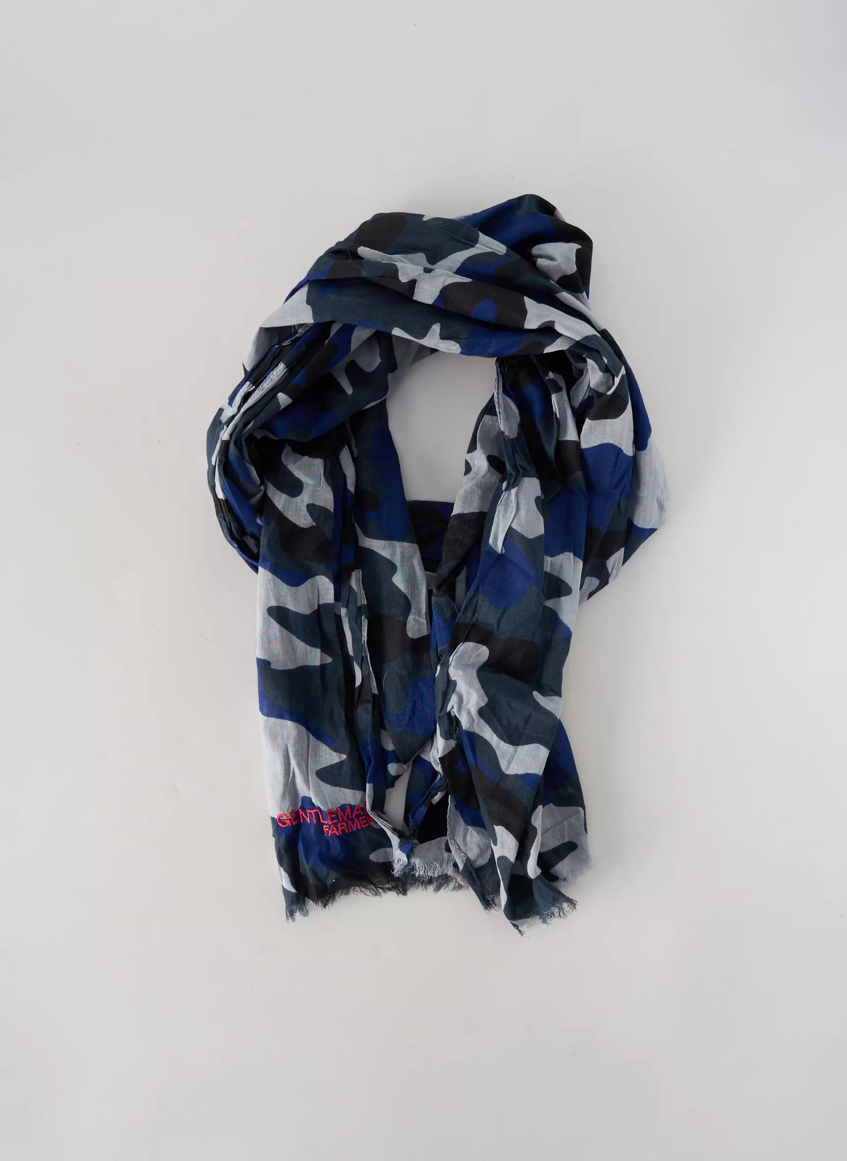 Gentleman Farmer Foulards Homme couleur bleu