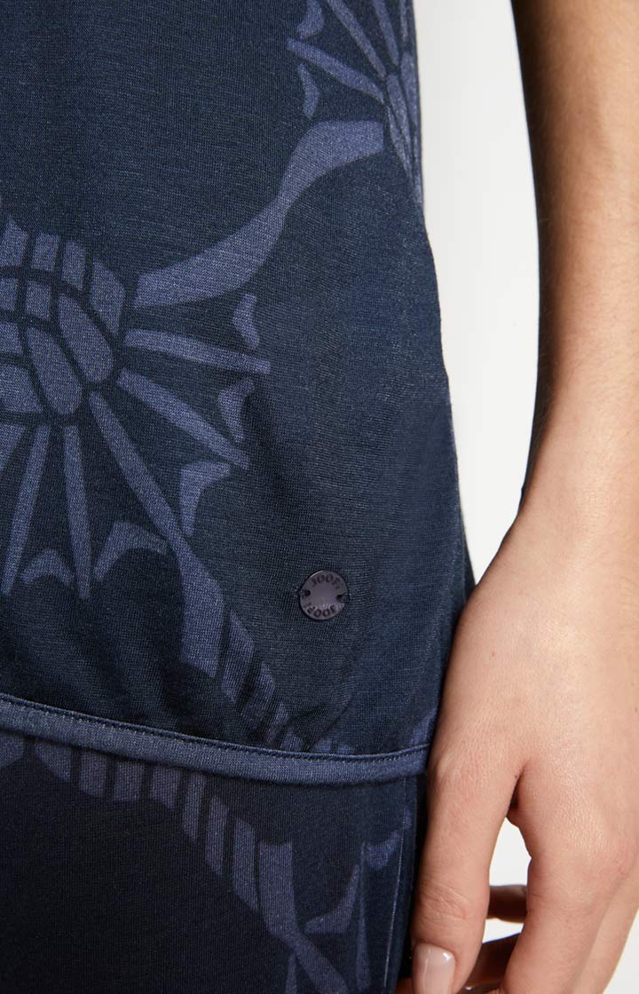 Loungewear T-Shirt in Midnight-Blau