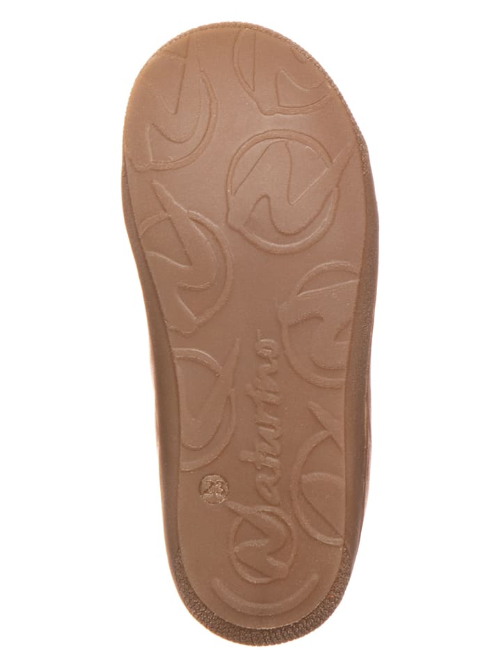 Naturino Leder-Lauflernschuhe in Hellbraun günstig kaufen