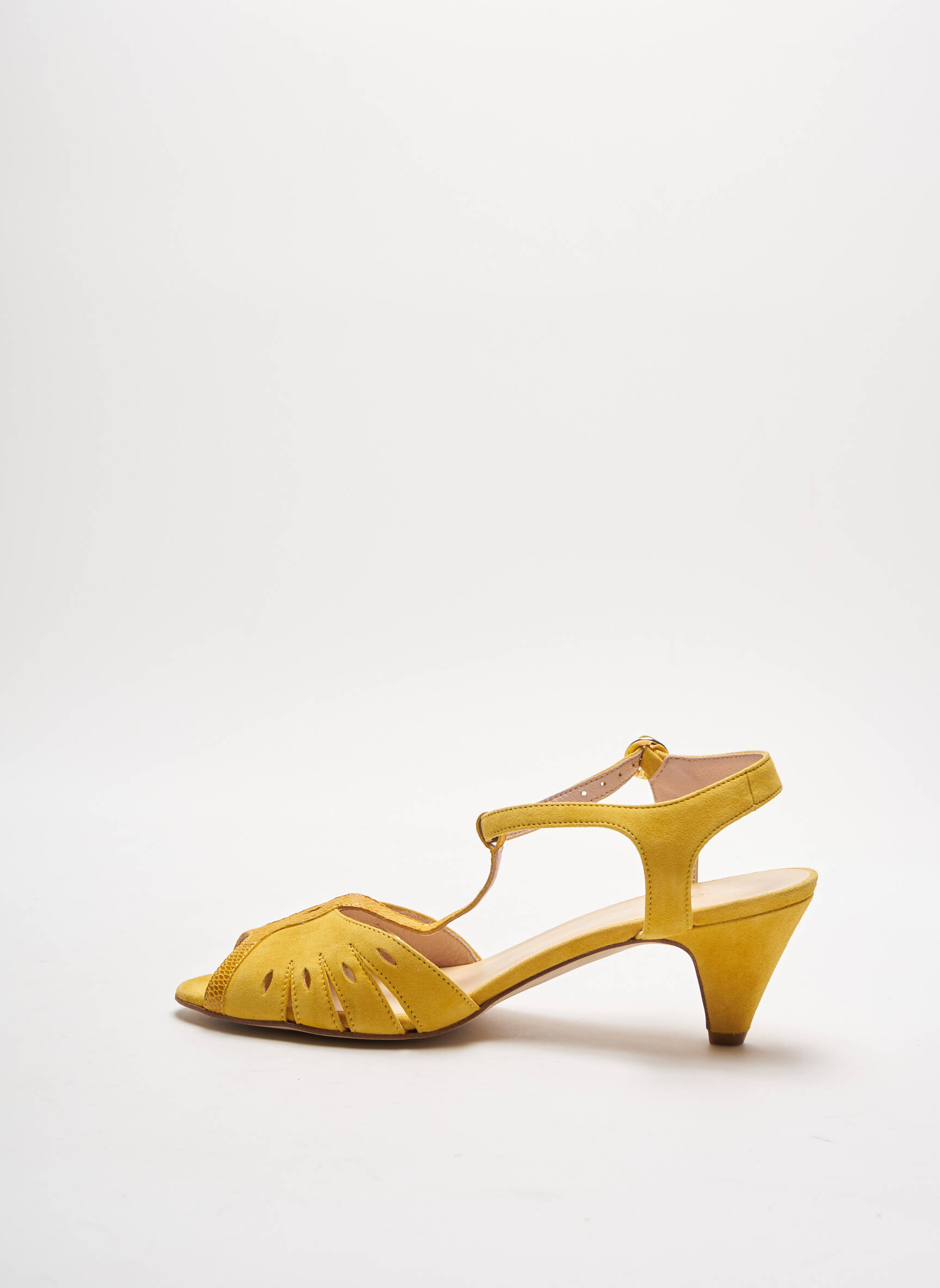 Georgia Rose Sandales Nu Pieds Femme couleur jaune