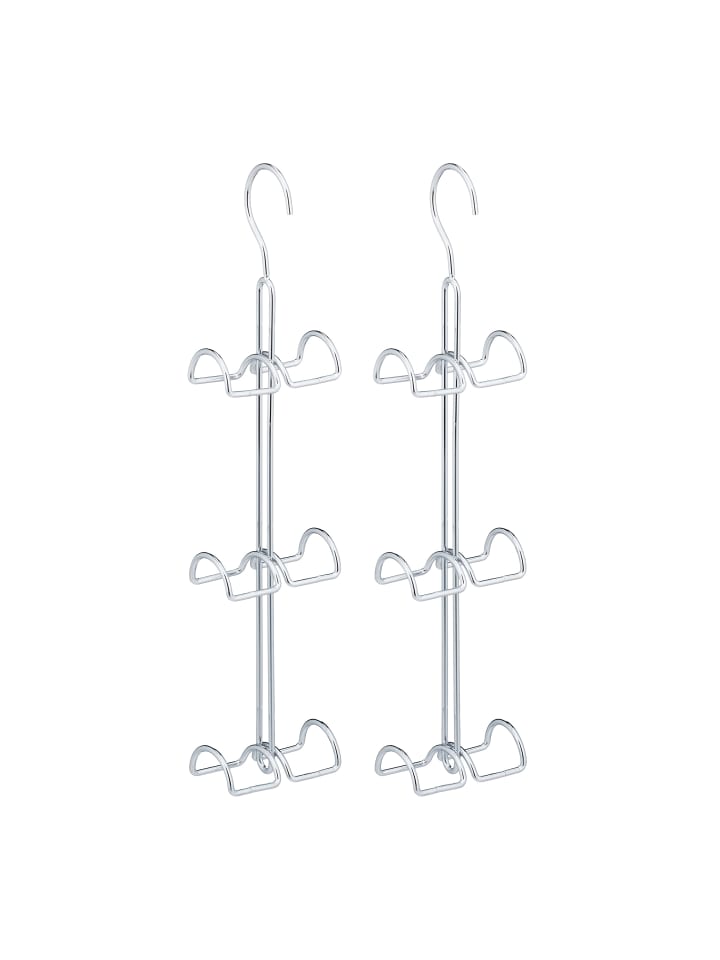 relaxdays 2x Handtaschenbügel in Silber günstig kaufen onesize