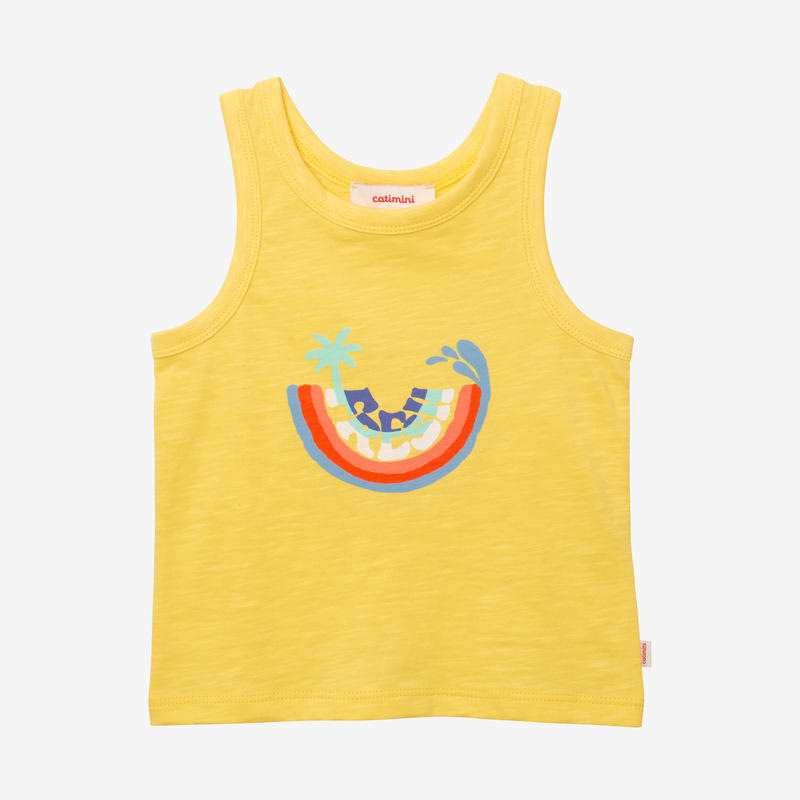 Débardeur bébé garçon arc-en-ciel jaune Catimini
