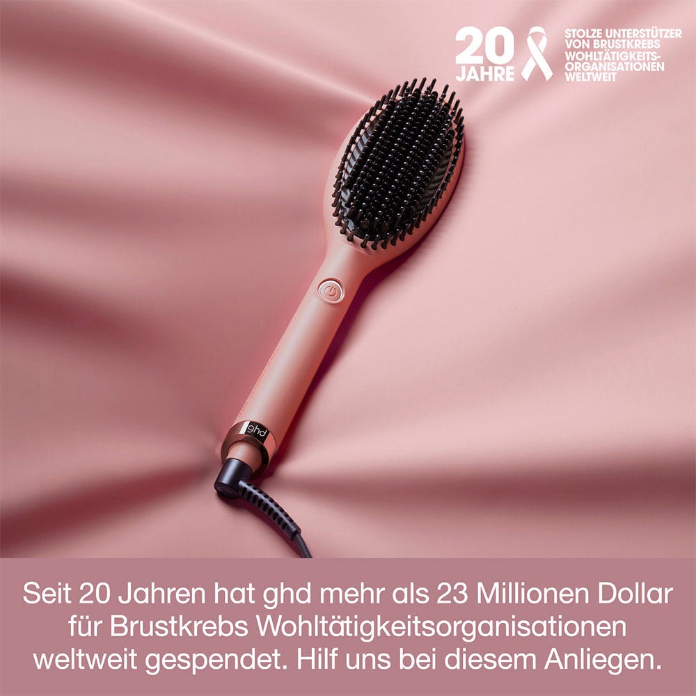 ghd glide Hot Brush pink
