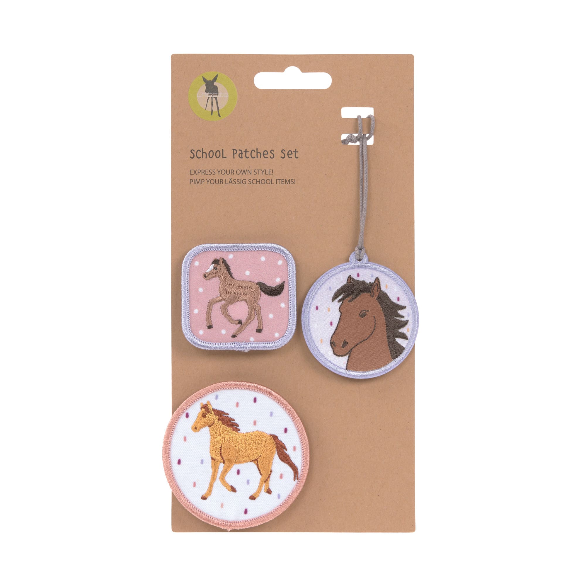 Anhänger & Patches - Schul Set Unique, Horse