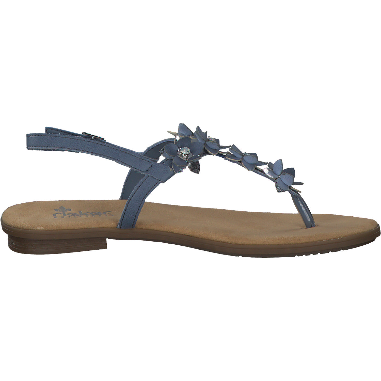 Rieker 64257, Sandalen, Damen, Blau