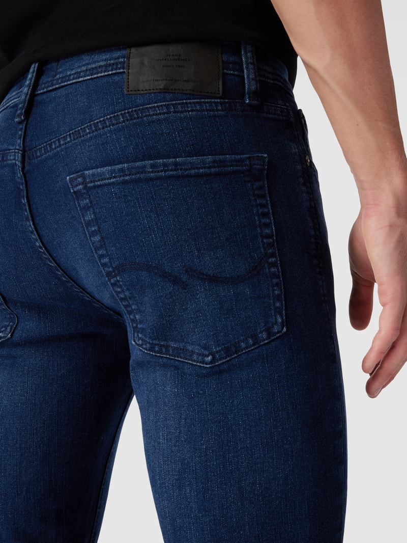 Slim Fit Jeans im 5-Pocket-Design Modell 'GLENN ORIGINAL' in jeans