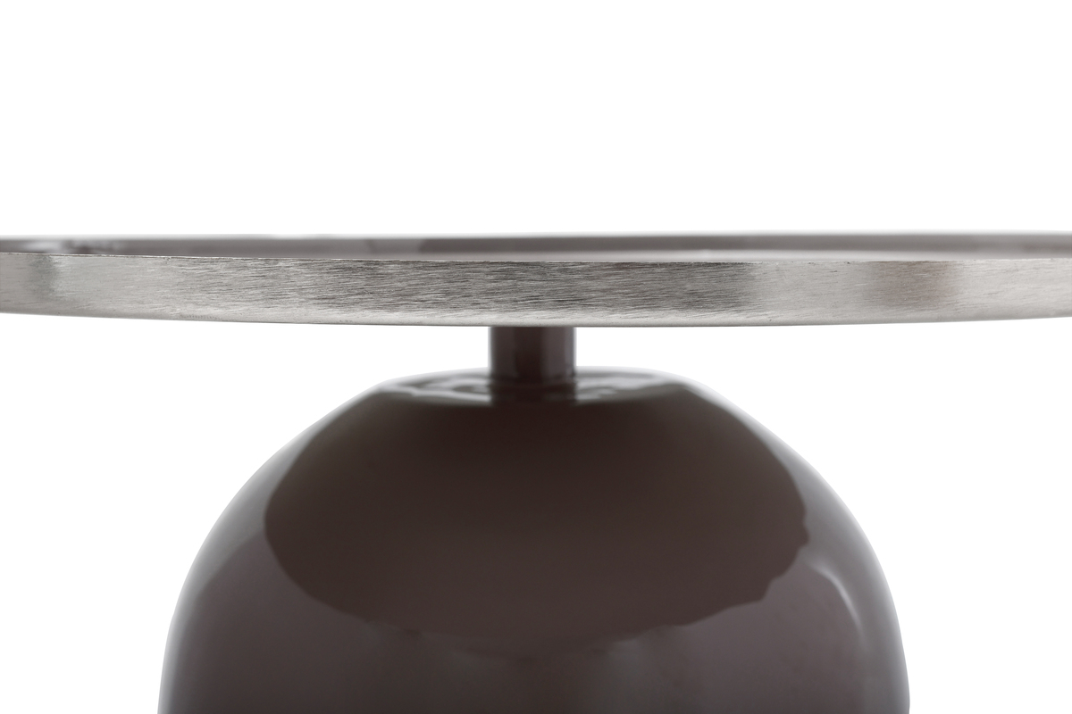 Kayoom Beistelltisch Art Deco 525 Grau / Silber