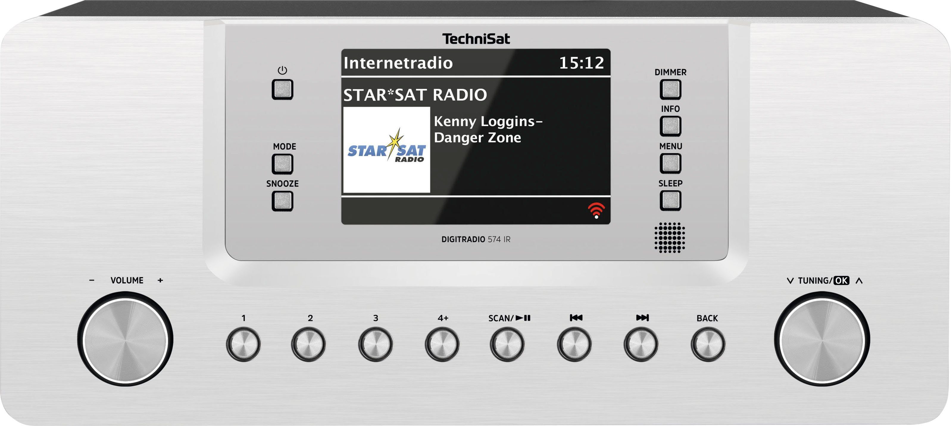 TechniSat DIGITRADIO 574 IR Radio (Digitalradio (DAB), Internetradio, UKW mit RDS, 10 W)