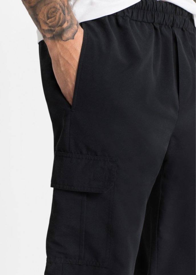 Long-Bermuda aus recyceltem Polyester, Regular Fit