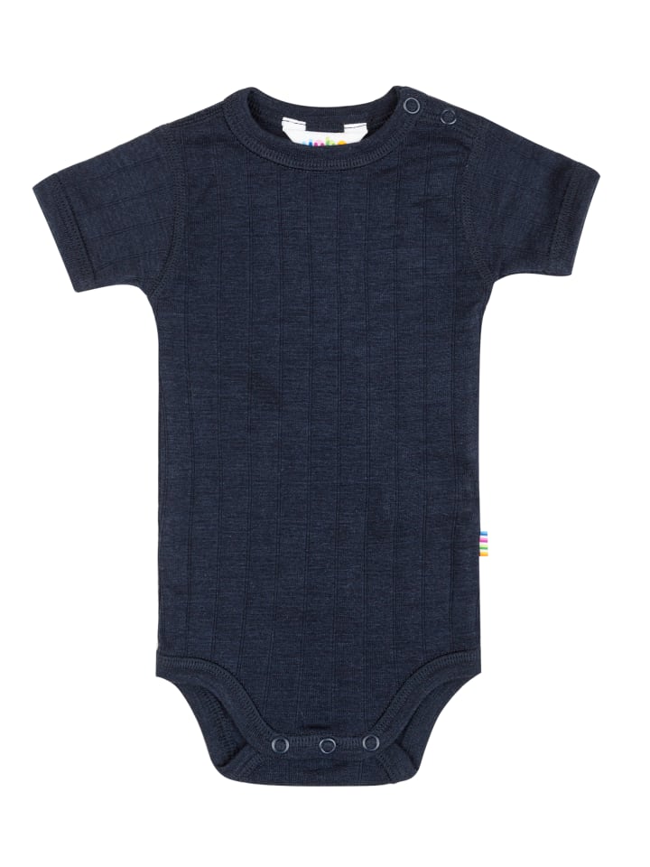 Joha Kurzarmbody Merinowolle/Seide in navy günstig kaufen