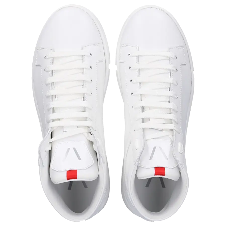 V Design - Sneaker high WHTC01 Kalbsleder - weiß