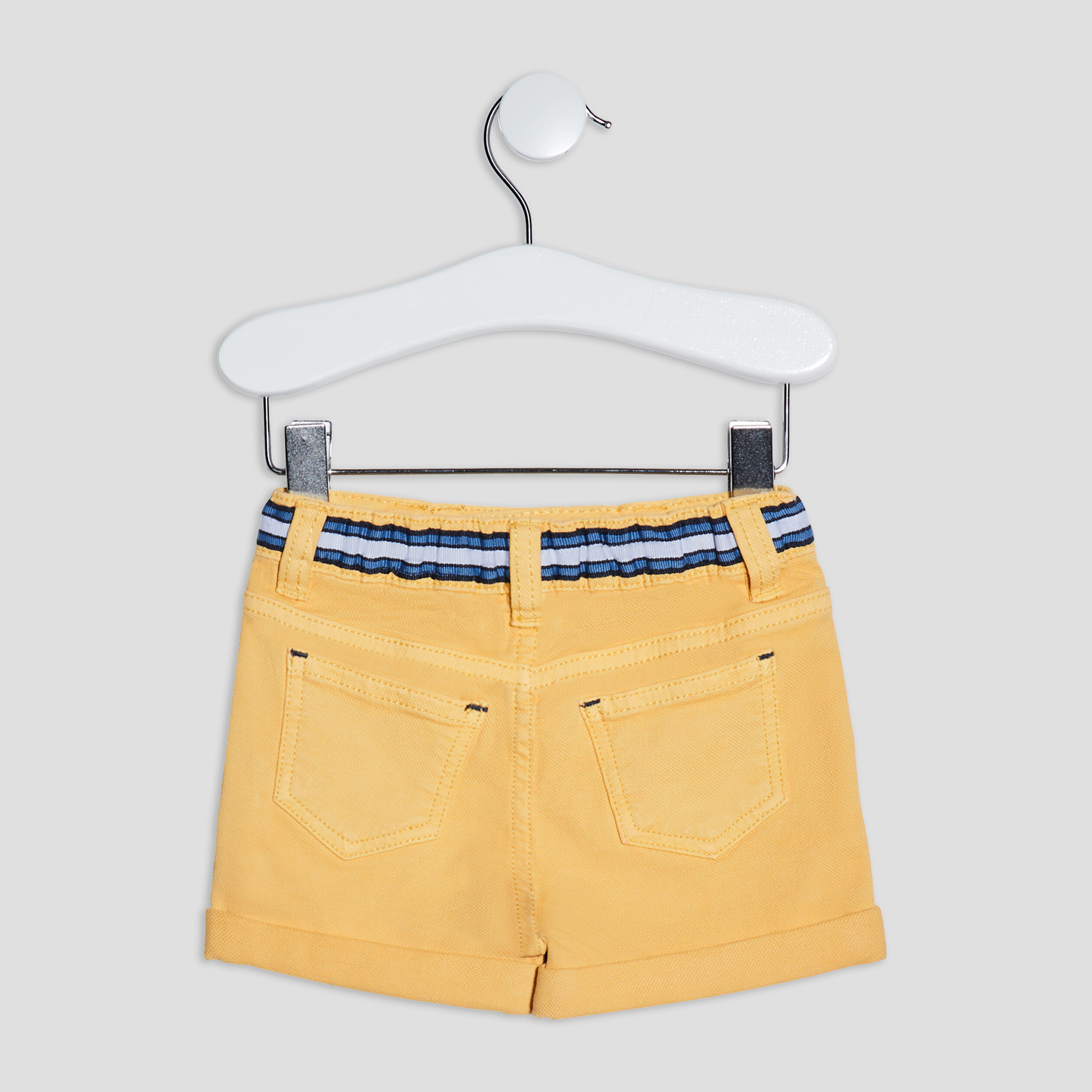 Short droit Creeks jaune bébé garçon | La Halle