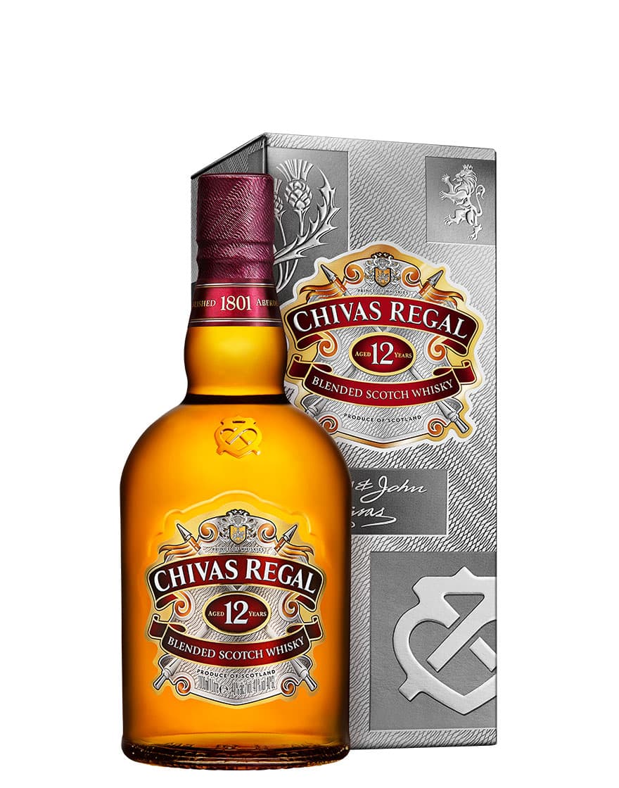 Blended Scotch Whisky Aged 12 Years Chivas Regal 0,7 ℓ, En Étui