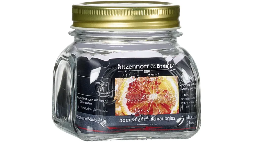 Ritzenhoff & Breker Homemade Dose 300ml transparent