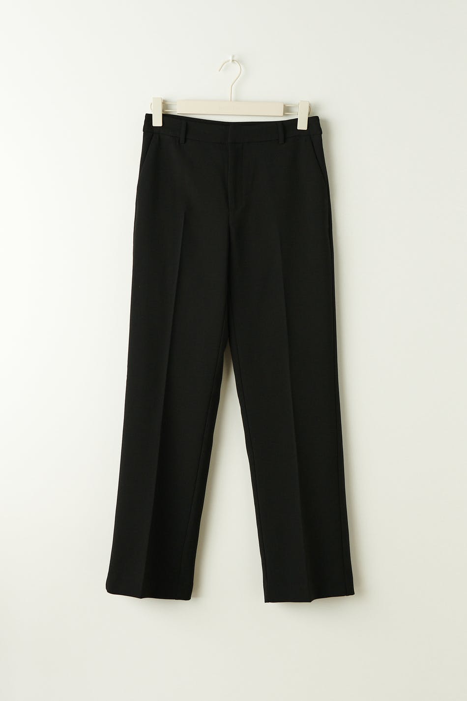 Straight regular trousers