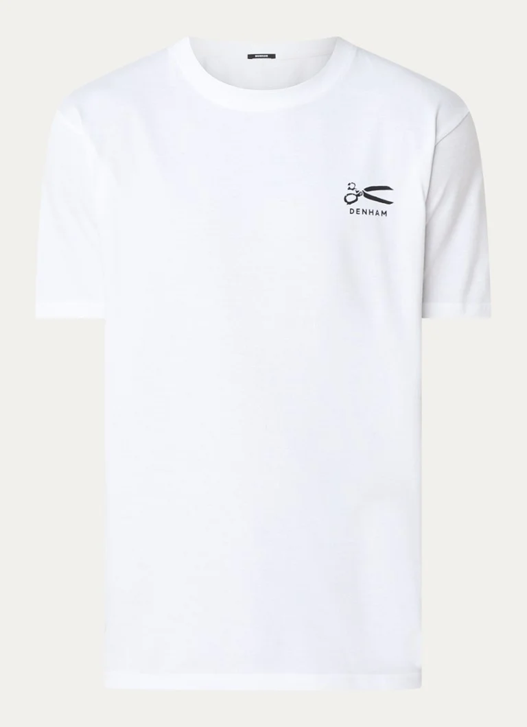 Camiseta Denham Saber com logotipo e estampa nas costas