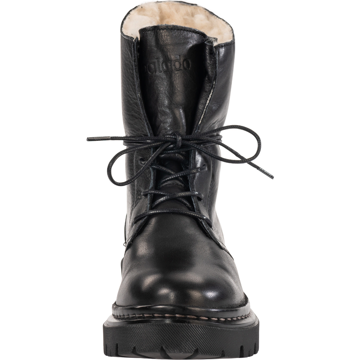 Palado Kasos Block, Schnürstiefel, Damen, Schwarz