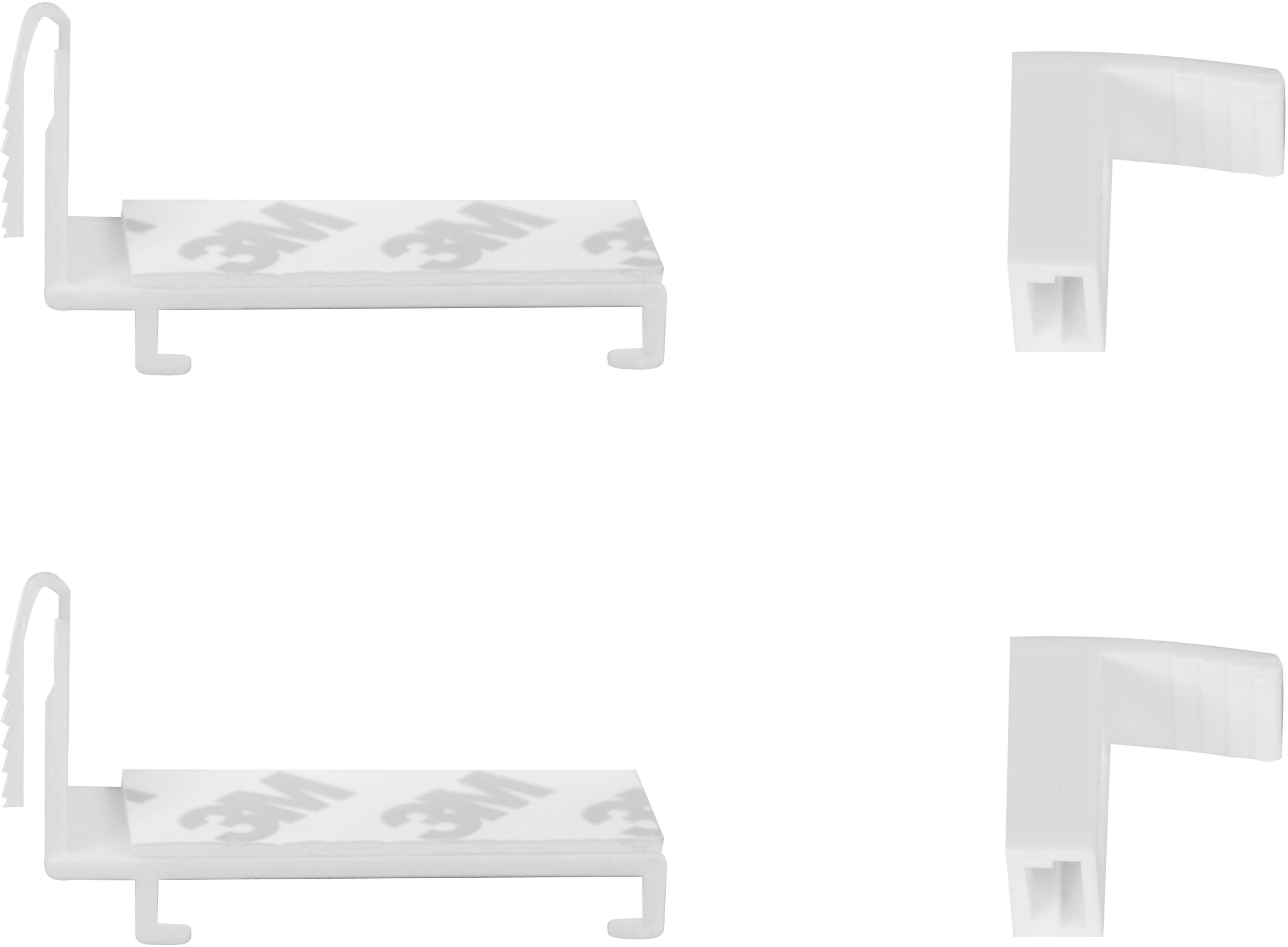Doppelrollo Gracee, OTTO products, Lichtschutz, ohne Bohren, freihängend, Klemmfix, nachhaltig, recyceltes Polyester, schnurlos, monochrom, Klemmträger