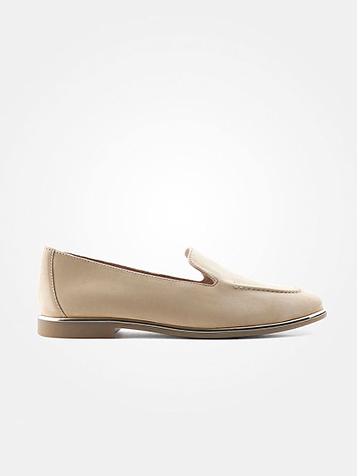 Paul Green Leder-Mokassins in Beige günstig kaufen