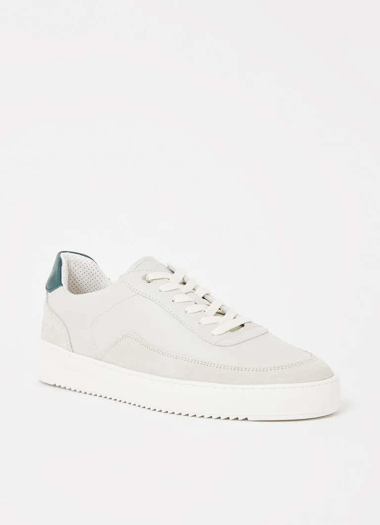 Buty sportowe Filling Pieces Mondo Squash ze skóry z detalami zamszowymi.