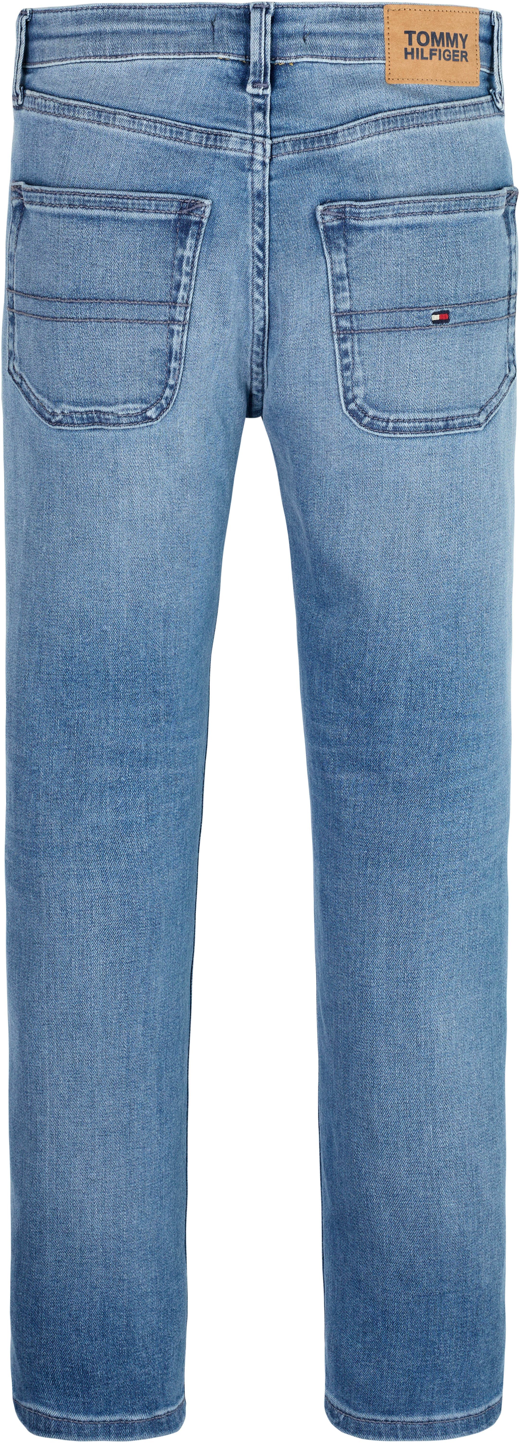 Tommy Hilfiger Straight-Jeans MODERN STRAIGHT mit Logostickereien