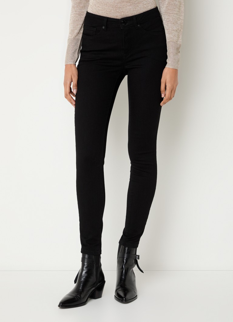 Calça jeans skinny de cintura alta OPUS Elma com lavagem colorida