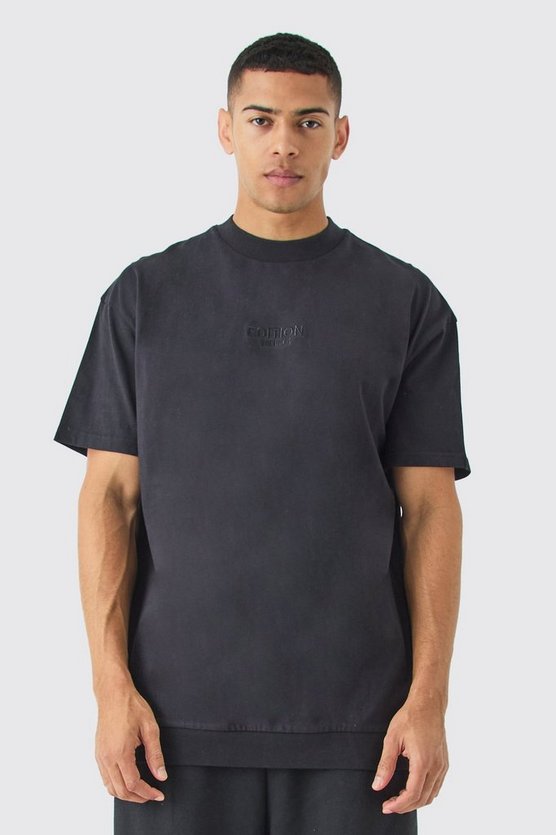 Oversize Edition T-Shirt mit Reißverschluss