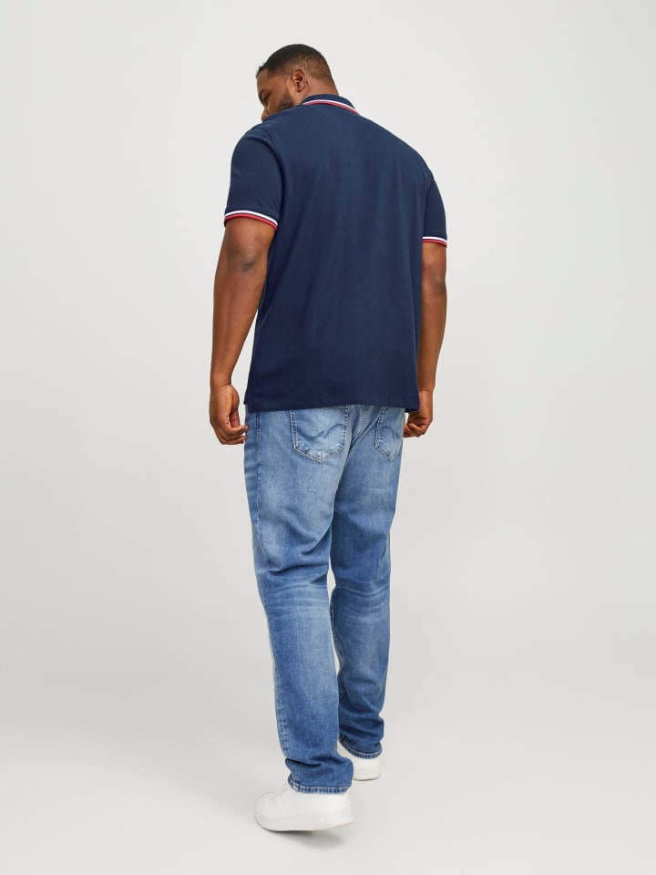 JACK & JONES PLUS Poloshirt in Navy Blazer 1 günstig kaufen