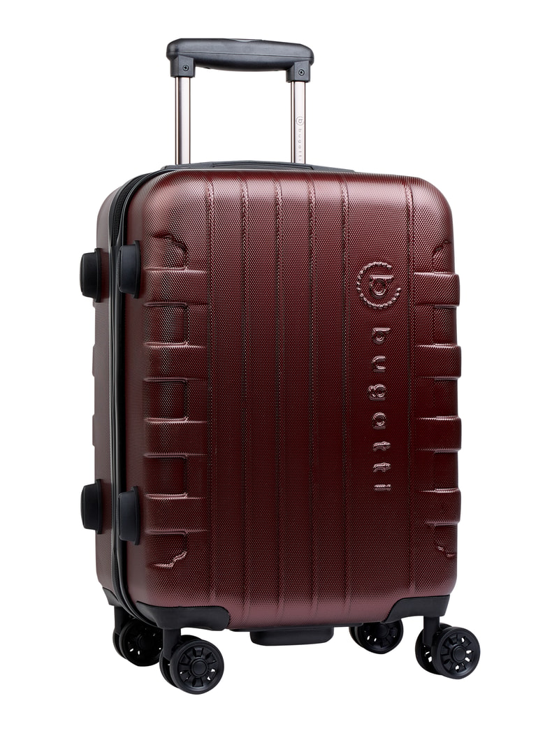 Trolley mit Hartschale in bordeaux rot