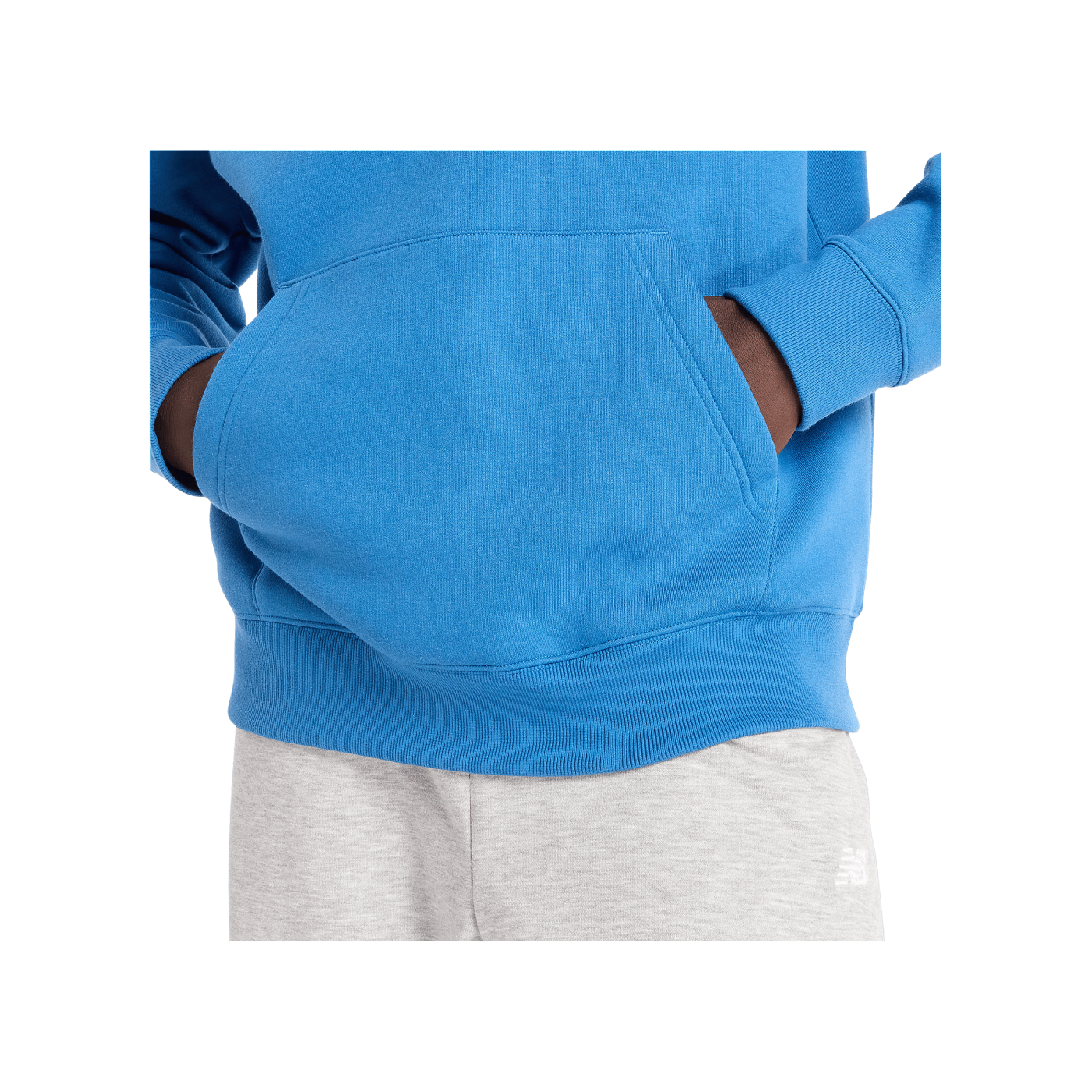 New Balance Sport Essentials Fleece Hoody Blau FBEU