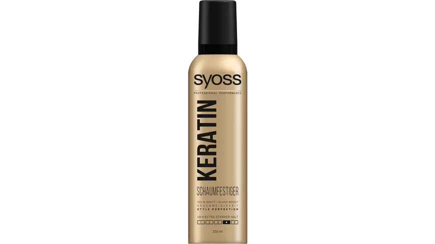 syoss Schaumfestiger Keratin Haltegrad 4 250 ml