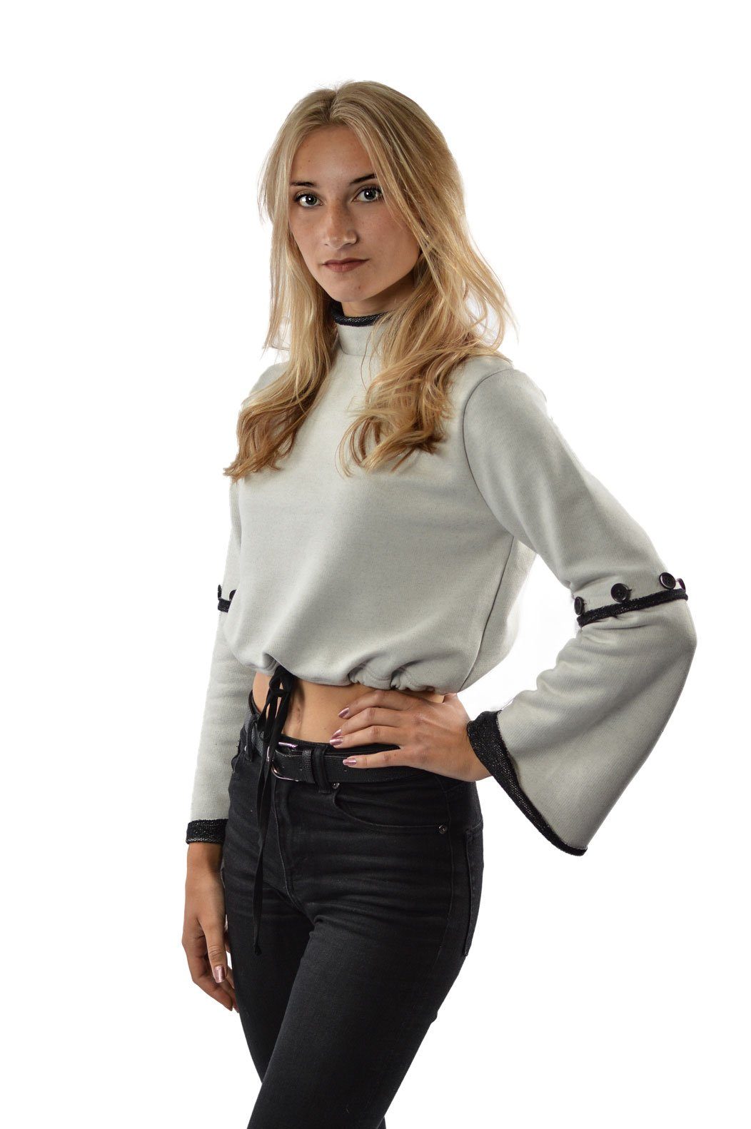 EMPIRE-THIRTEEN Stehkragenpullover LADIES SWEATER 