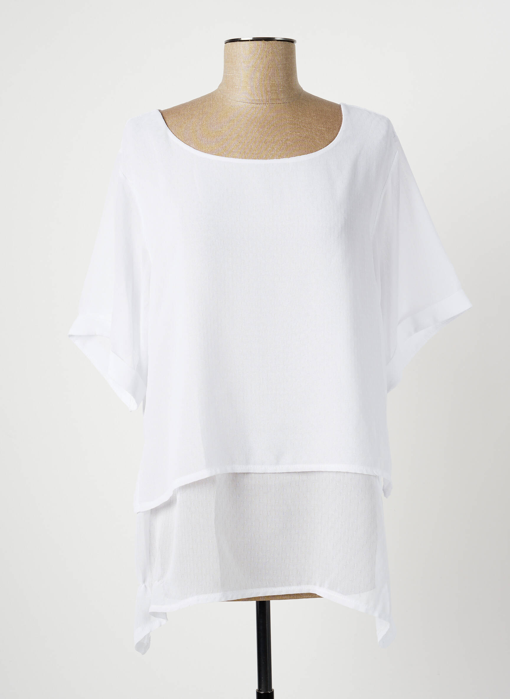 Multiples Tuniquemanchecourte Femme couleur blanc