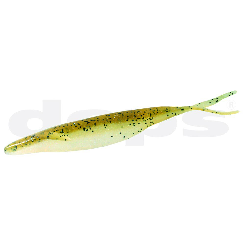 Isca Sakamata Shad de 10cm (x8) com textura fina e flexível.