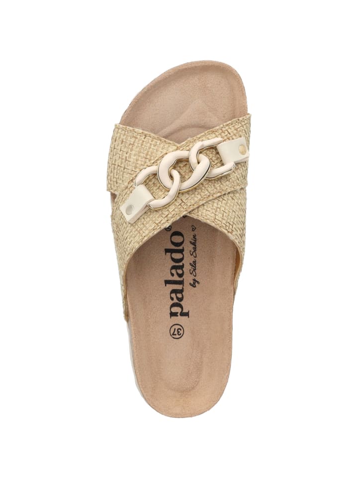 palado Pantoletten in Beige günstig kaufen