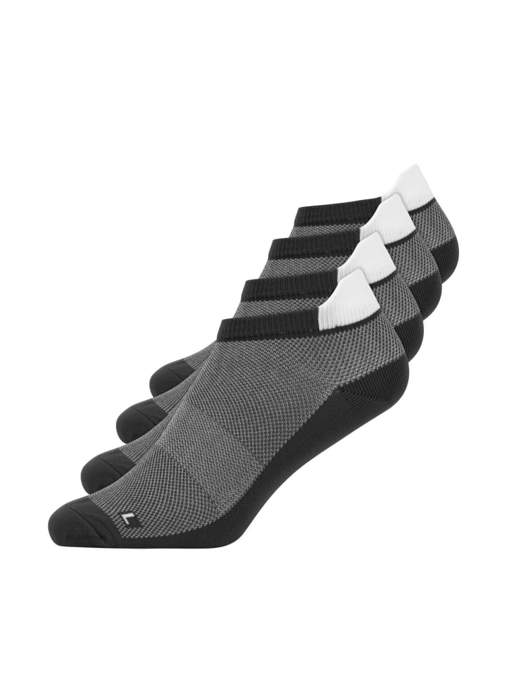 SNOCKS Laufsocken 4 Paar in Grau günstig kaufen