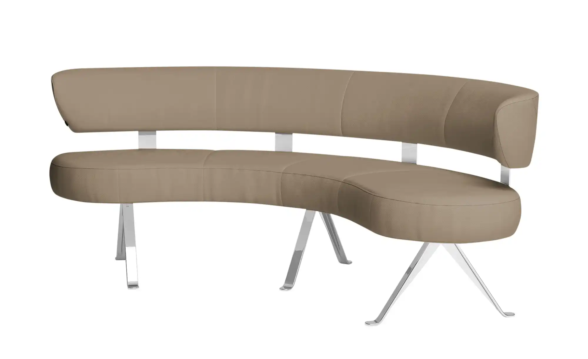 JOOP! Halbrunde Eckbank  Leder Lounge