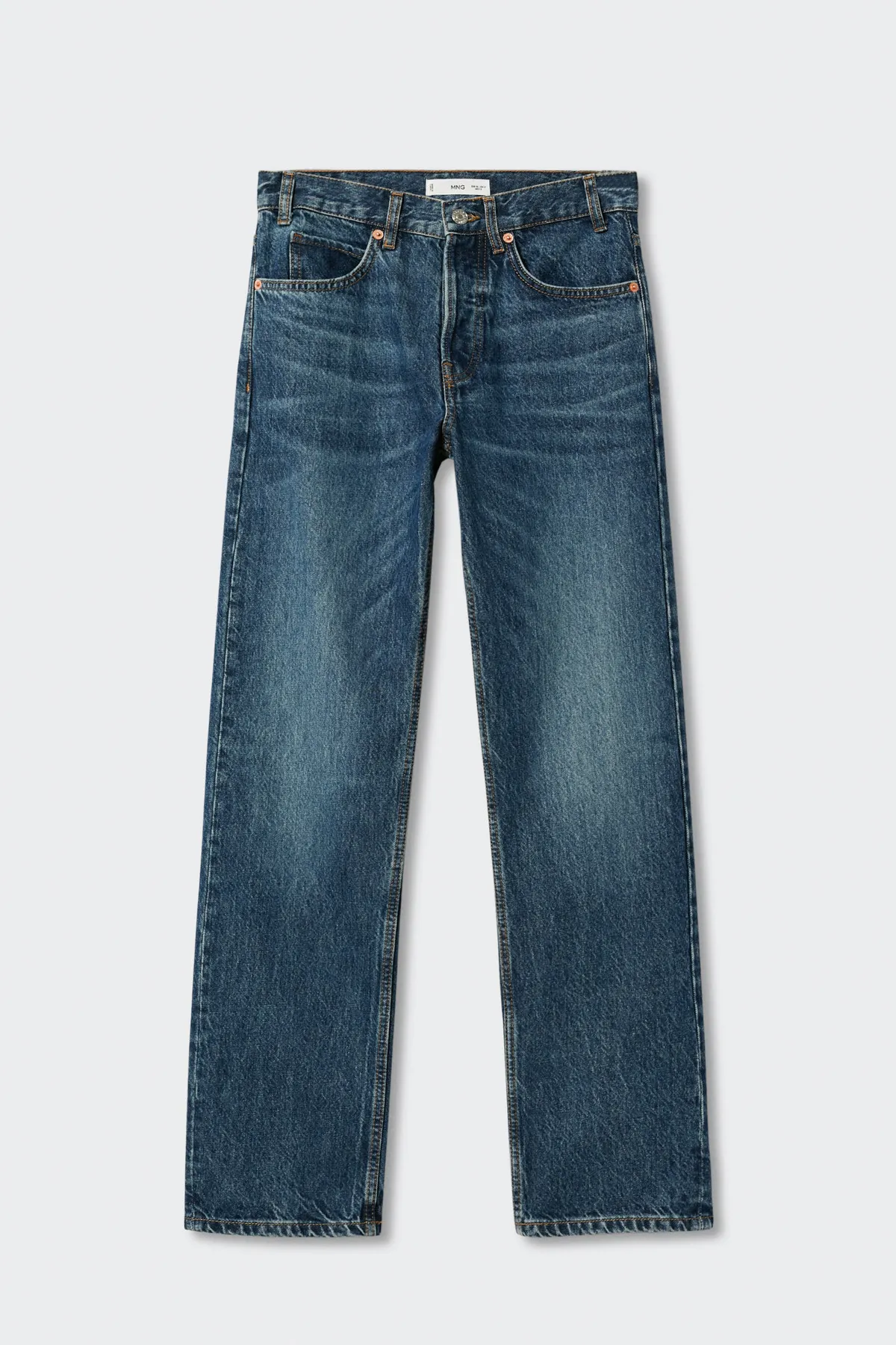 MANGO  37007762 Jeans Dunkel Vintage Blau