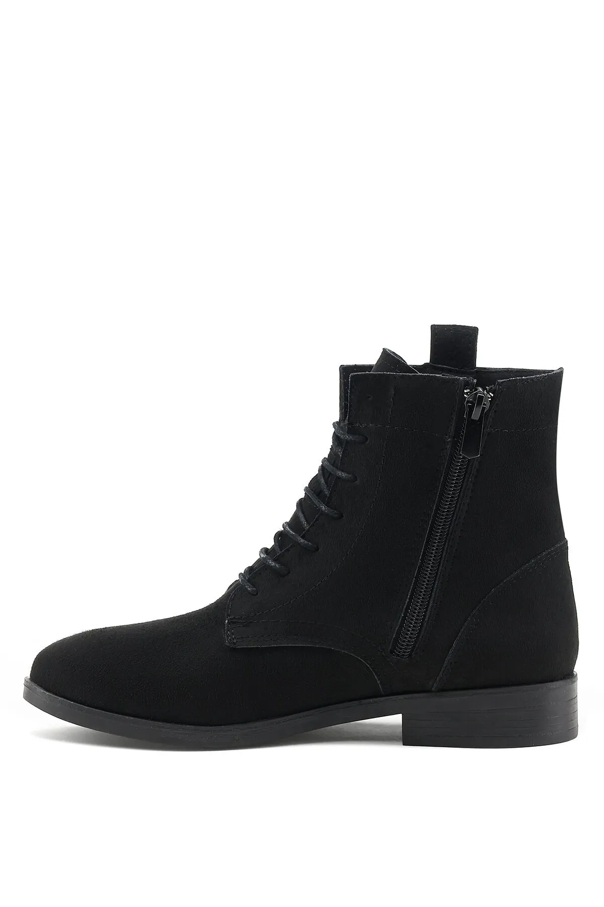 İnci  Stiefelette - Schwarz - Flacher Absatz
